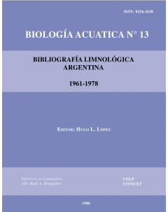 Bibliografía limnológica argentina: 1961-1978