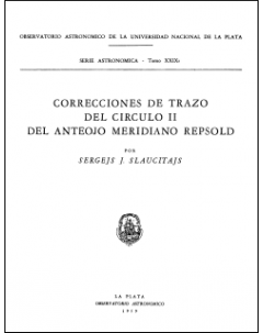 Correcciones de trazo del círculo II del anteojo meridiano Repsold: Serie Astronómica - Tomo XXIX, no. 3