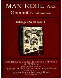 Matériel pour l'installation des salles de cours de physique et de chimie