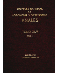 Anales tomo XLV 1991