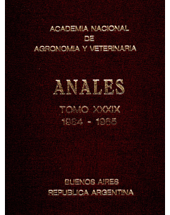 Anales tomo XXXIX 1984-1985