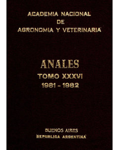 Anales tomo XXXVI 1981-1982