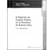 El Régimen de Empleo Público en la Provincia de Buenos Aires